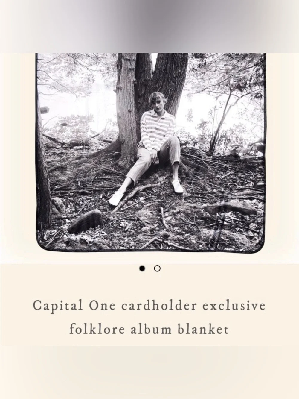 Taylor Swift Folklore Album Blanket